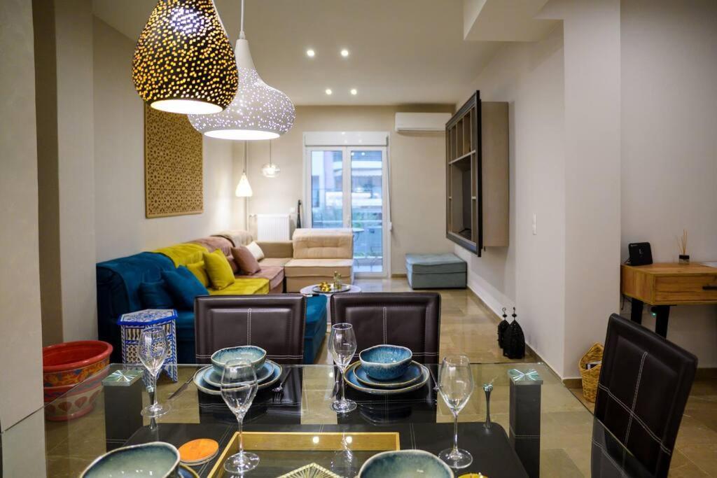 Boho 2 Bdr Luxury Meets The East Appartement Athene Buitenkant foto